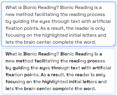 How Bionic Reader Editor Works